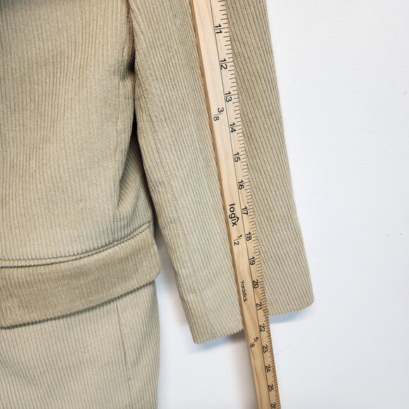 StudioSuits Corduroy Blazer Mens 40S Tan Suit Jacket Sport Coat Androgynous - Picture 8 of 13